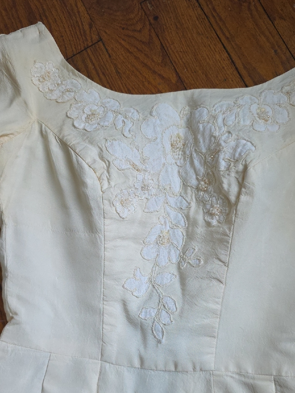 1950 Weddin DRESS FOR SAVING ORIGINAL LASE AND PATERN